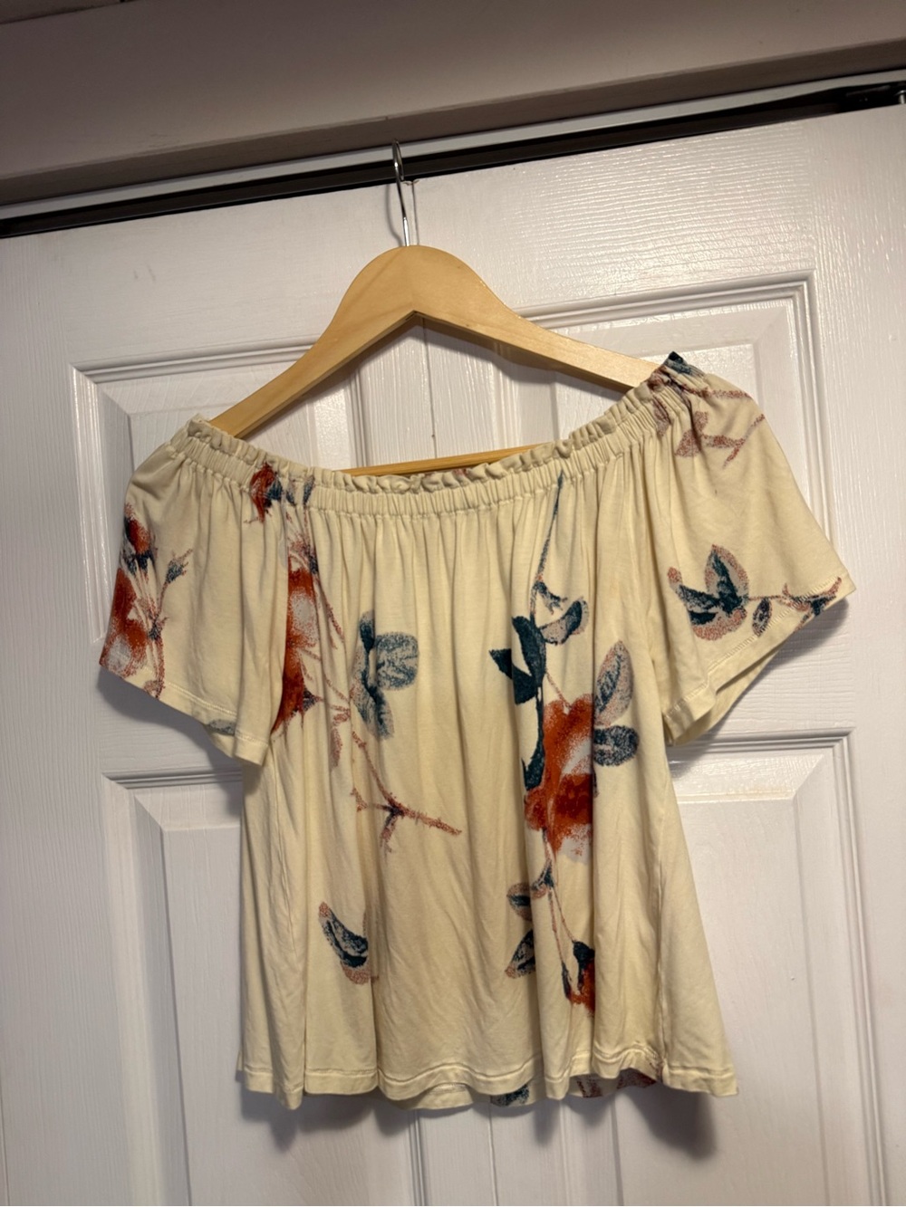 Off-Shoulder Floral Women’s Top